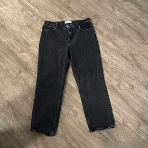 Abercrombie Ultra High Rise 90s Straight Jean